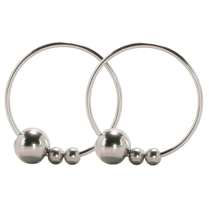 CalExotics Couples nipple play NonPiercing Nipple Rings in Silver CalExotics Couples nipple play NonPiercing Nipple Rings in Silver