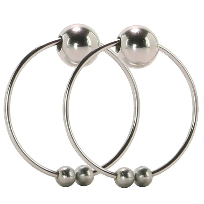 CalExotics Couples nipple play NonPiercing Nipple Rings in Silver CalExotics Couples nipple play NonPiercing Nipple Rings in Silver