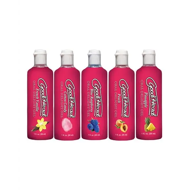 Enhancers Doc Johnson Goodhead Oral Delight Gel 1 Oz Asst Flavors Pack Of 5 Enhancers Doc Johnson Goodhead Oral Delight Gel 1 Oz Asst Flavors Pack Of 5