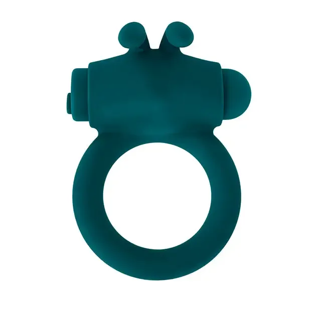 Playboy Pleasure Bunny Buzzer Cock Ring Deep Teal Evolved Novelties INC Male Sex Toys Playboy Pleasure Bunny Buzzer Cock Ring Deep Teal Evolved Novelties INC Male Sex Toys