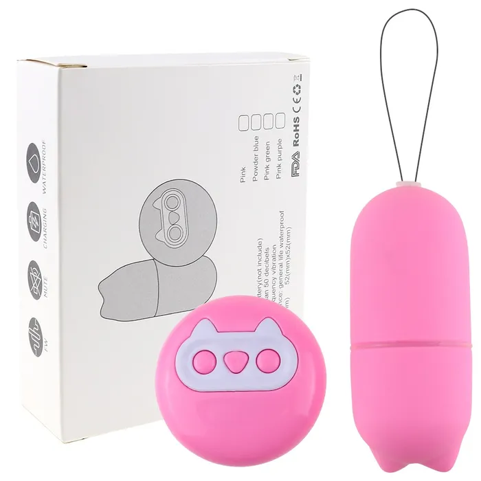 LAZADASEXTOYS Female Sex Toys Wearable Panty Vibrator Invisible Vibratings Pig Shape 10 Speeds Wireless Jump Eggs Clitoral Stimulation Anal Sex Toys for Woman