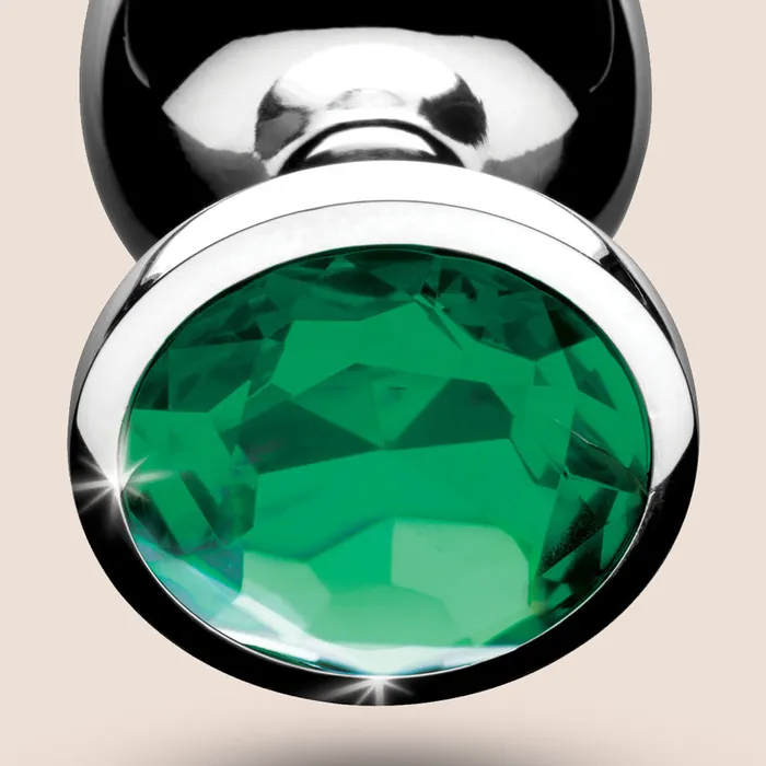 Anal XR Brands Emerald Gem Anal Plug Set 3 piece butt plugs Anal XR Brands Emerald Gem Anal Plug Set 3 piece butt plugs