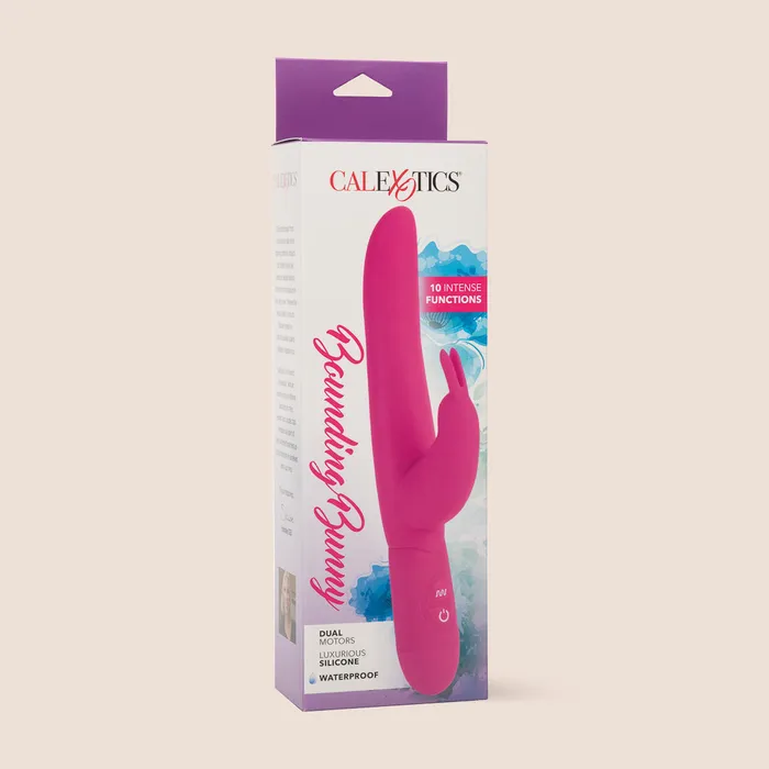 California Exotic Novelties LLC Female Sex Toys Posh Bounding Bunny slim silicone shaft