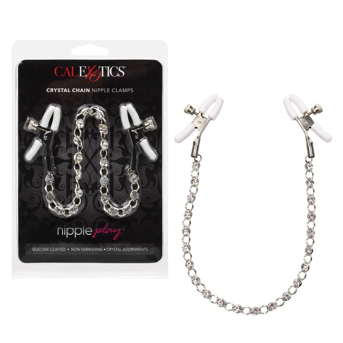 California Exotics Couples California Exotics Nipple Play Crystal Chain Nipple Clamps
