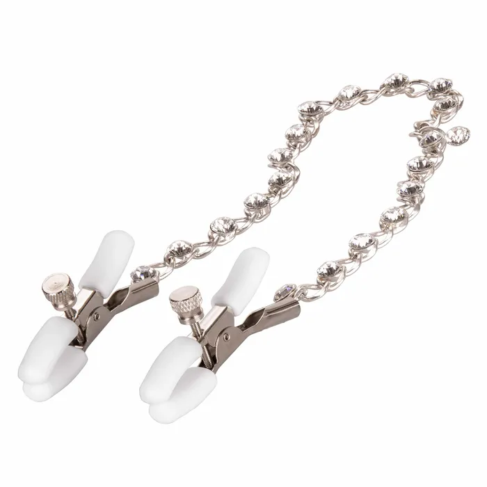 California Exotics Couples California Exotics Nipple Play Crystal Chain Nipple Clamps