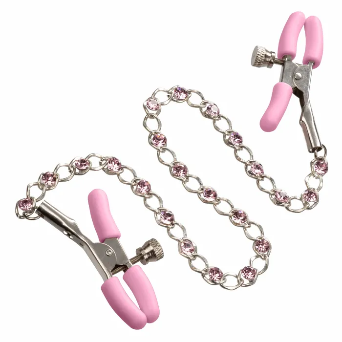 California Exotics Couples California Exotics Nipple Play Crystal Chain Nipple Clamps