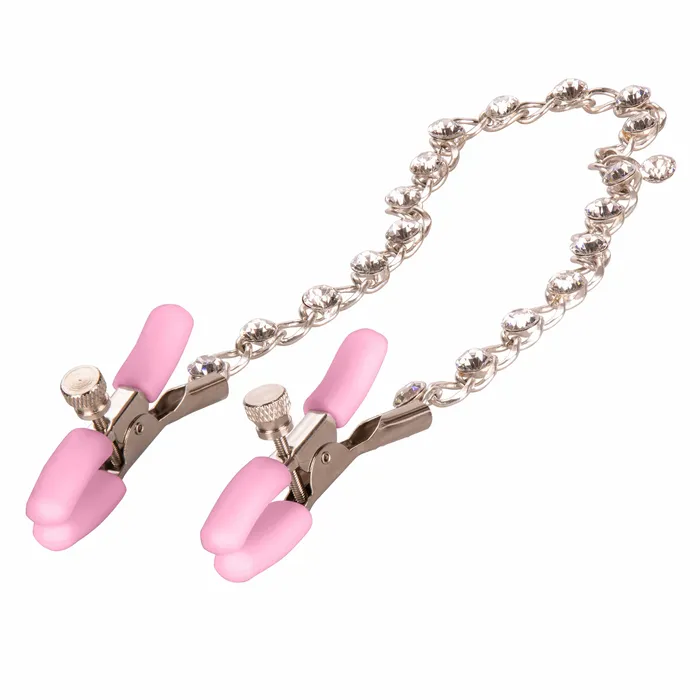 California Exotics Couples California Exotics Nipple Play Crystal Chain Nipple Clamps