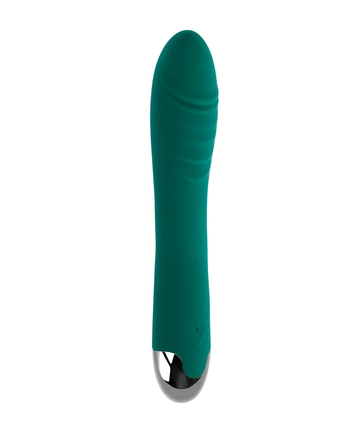 Vibrators Gender X Pirouette Twirling Vibrator Teal Evolved Novelties INC