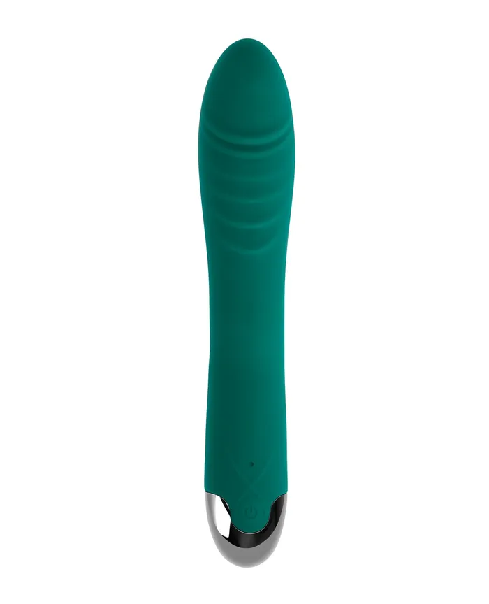 Vibrators Gender X Pirouette Twirling Vibrator Teal Evolved Novelties INC