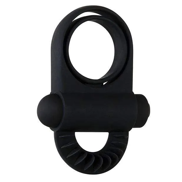 Zero Tolerance Bell Ringer Vibrating Cock Ring Black Zero Tolerance Male Sex Toys