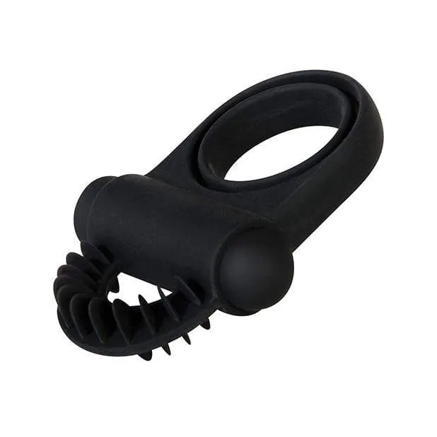 Zero Tolerance Bell Ringer Vibrating Cock Ring Black Zero Tolerance Male Sex Toys