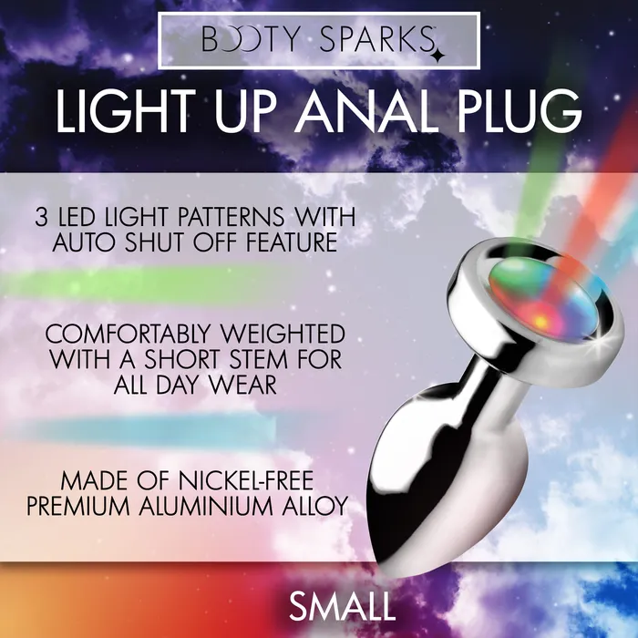 Booty Sparks Male Sex Toys Light Up Small Anal Plug
