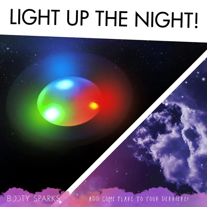Booty Sparks Male Sex Toys Light Up Small Anal Plug