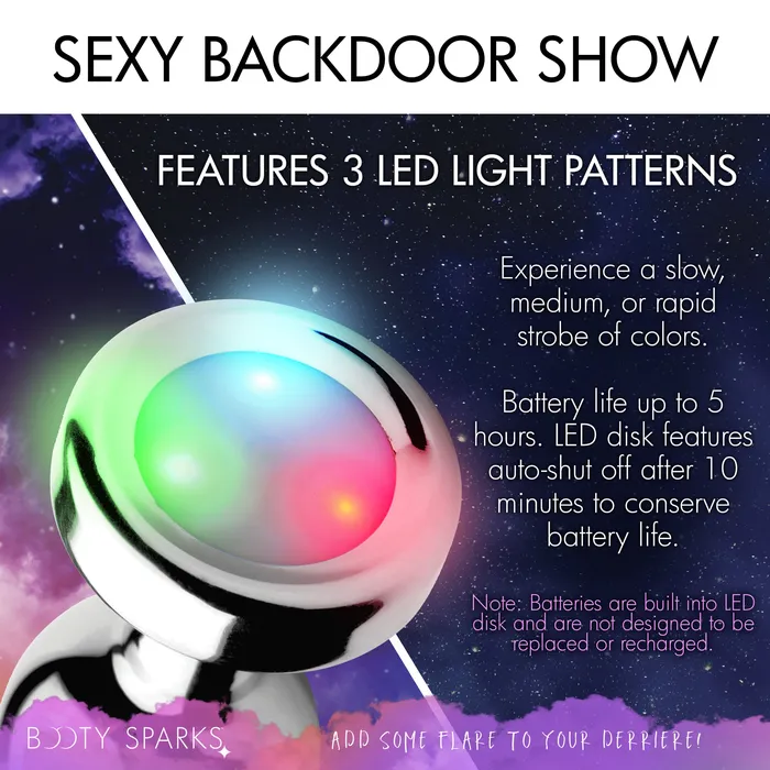 Booty Sparks Male Sex Toys Light Up Small Anal Plug