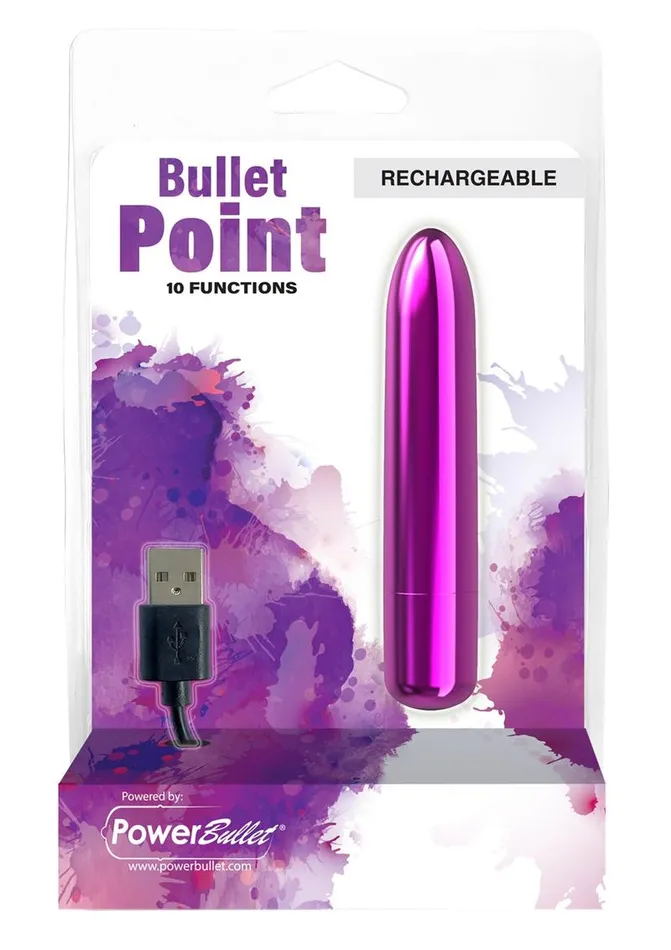 Powerbullet Female Sex Toys Powerbullet Bullet Point Rechargeable Vibrator