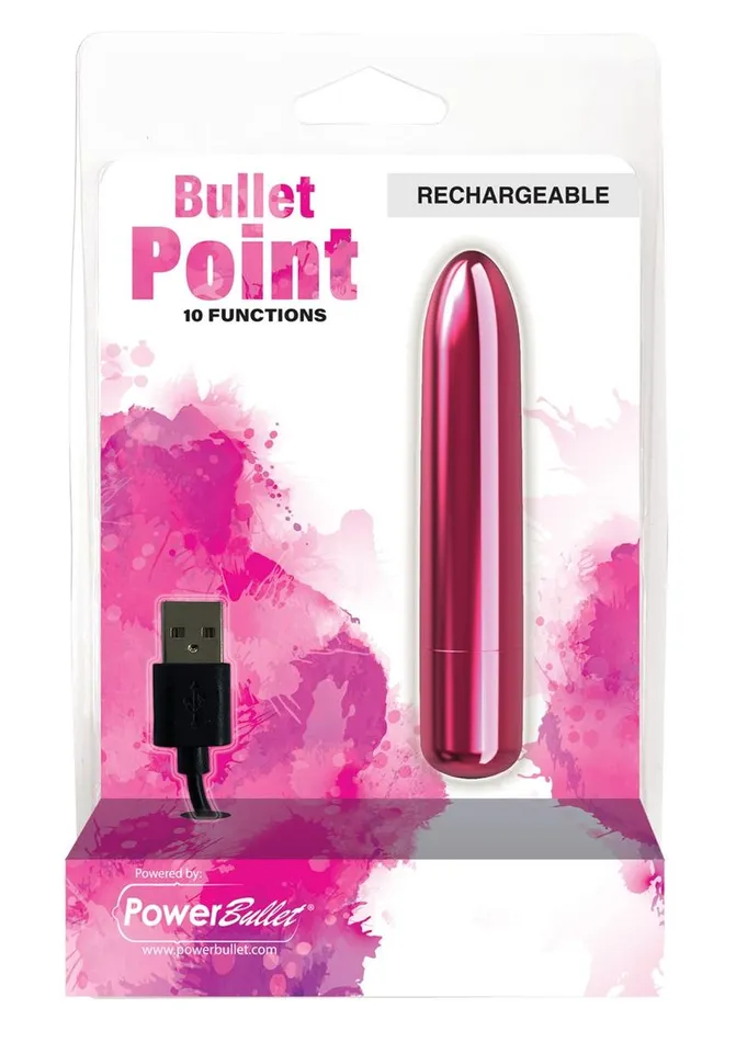 Powerbullet Female Sex Toys Powerbullet Bullet Point Rechargeable Vibrator