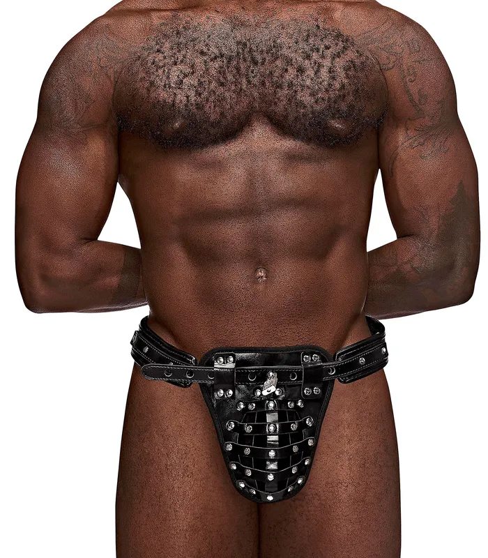 Male Power Teddies And Bodies Taurus Leather Thong One Size Black Male Power Teddies And Bodies Taurus Leather Thong One Size Black