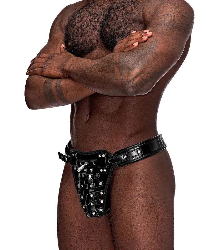 Male Power Teddies And Bodies Taurus Leather Thong One Size Black Male Power Teddies And Bodies Taurus Leather Thong One Size Black