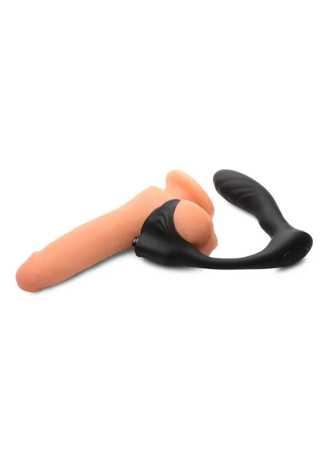 Male Sex Toys Trinity Men Trinity Men 7x Silicone Prostate Plug with Ball Stretcher and Remote Control