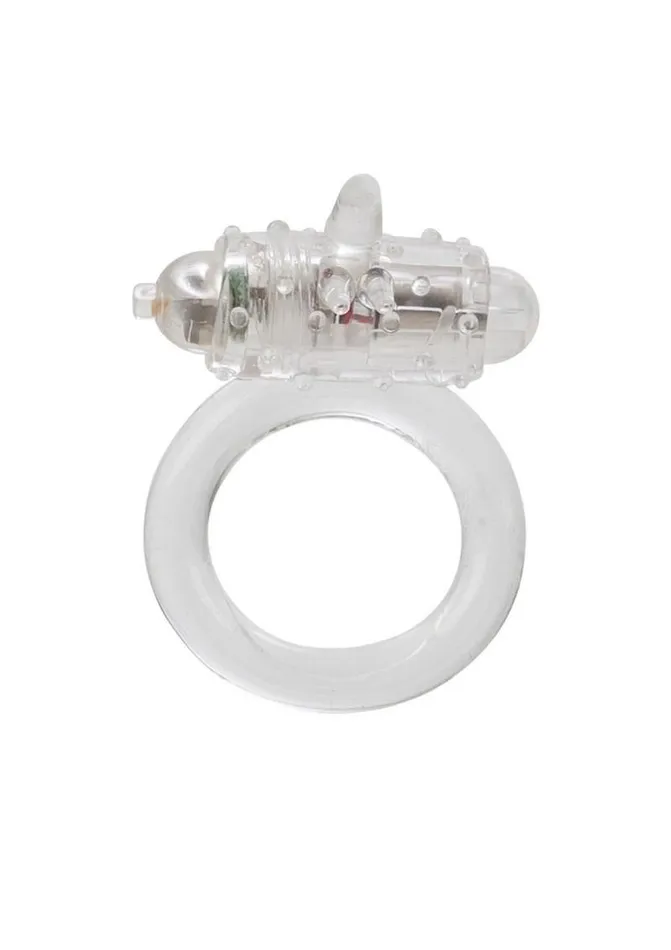 Rings Couples One Touch Flicker Vibrating Cock Ring